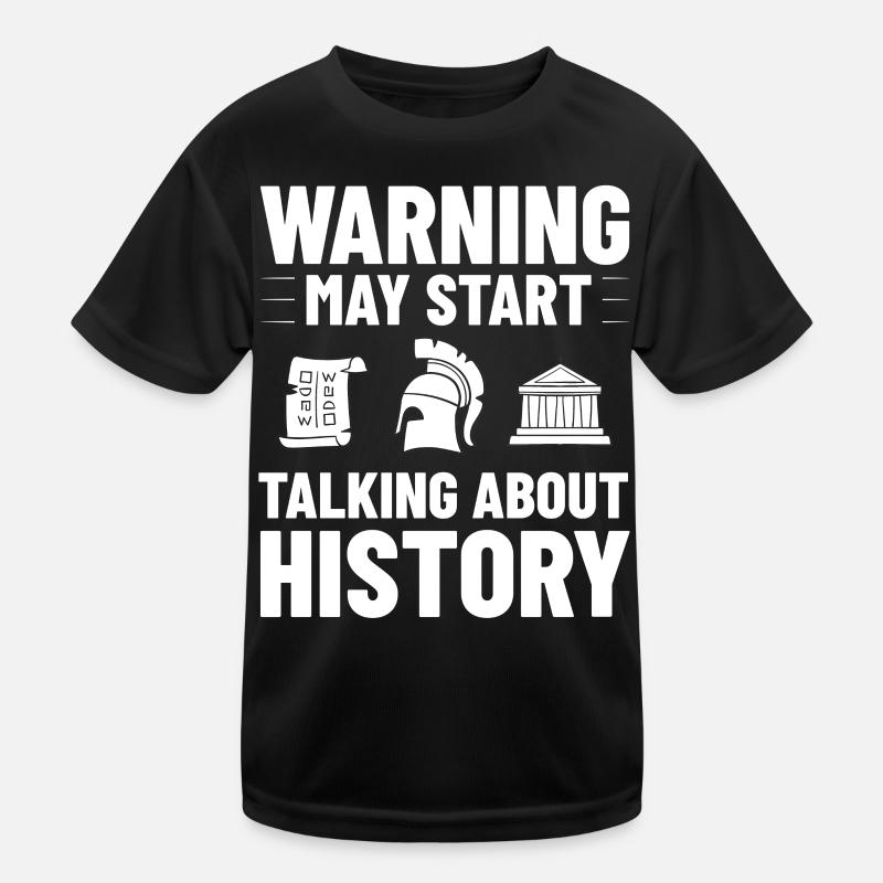 History Teacher Lesson Professor Historian Kids Functional T-Shirt
