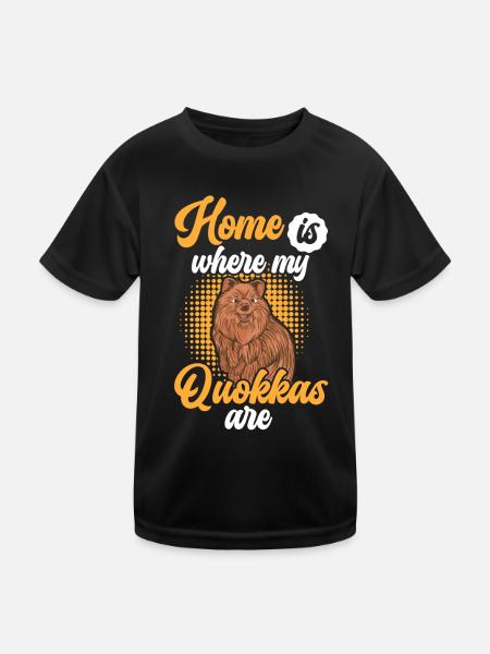 Quokka est ma maison Mars Australie - T-shirt sport Enfant - noir - Devant