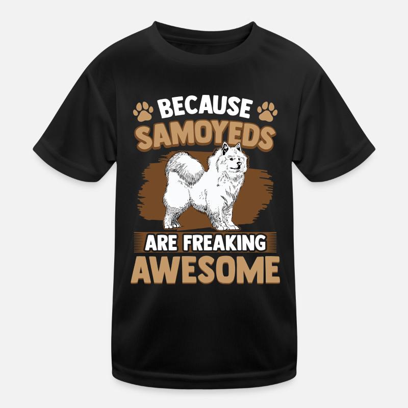 Samoyeds are fantastic Samoyedenspitz Kids Functional T-Shirt
