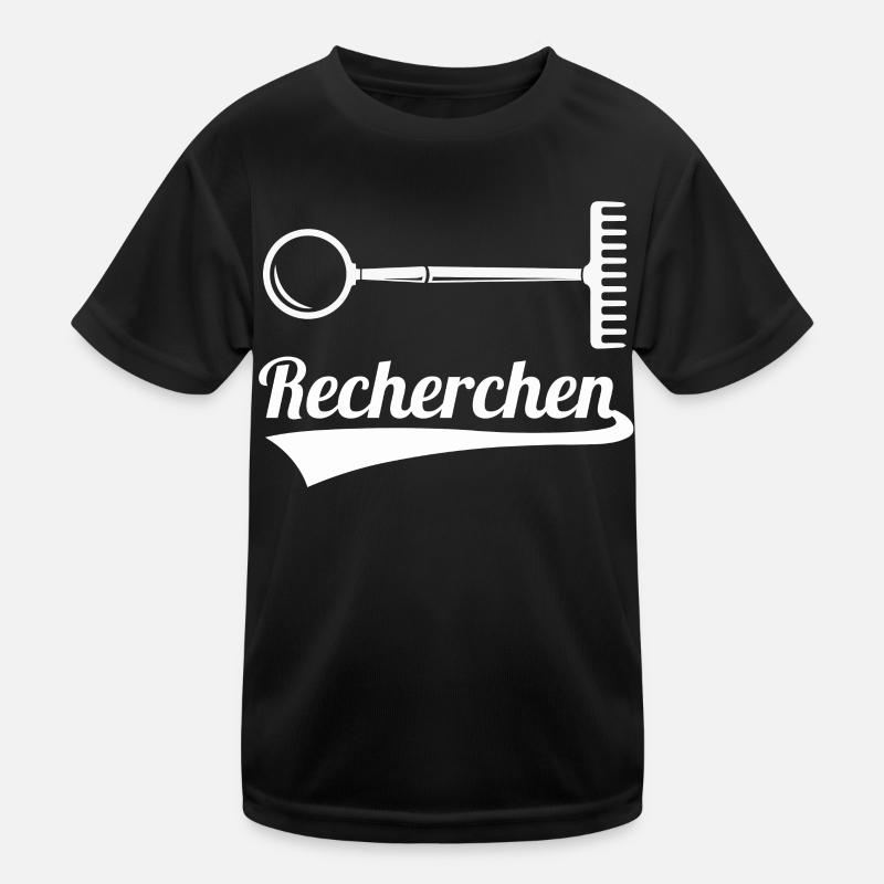 Recherchen Wortwitz Kinder Funktions-T-Shirt