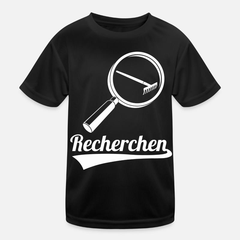 Recherchen Wortwitz Kinder Funktions-T-Shirt