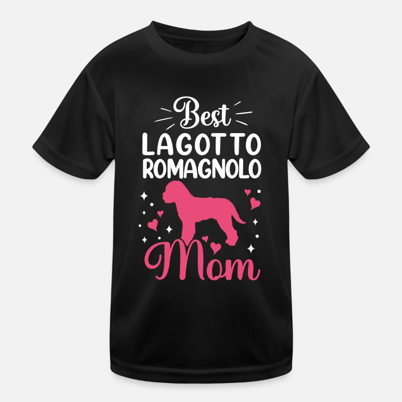 Beste Lagotto Romagnolo Mama Trüffelhund Kinder Funktions-T-Shirt