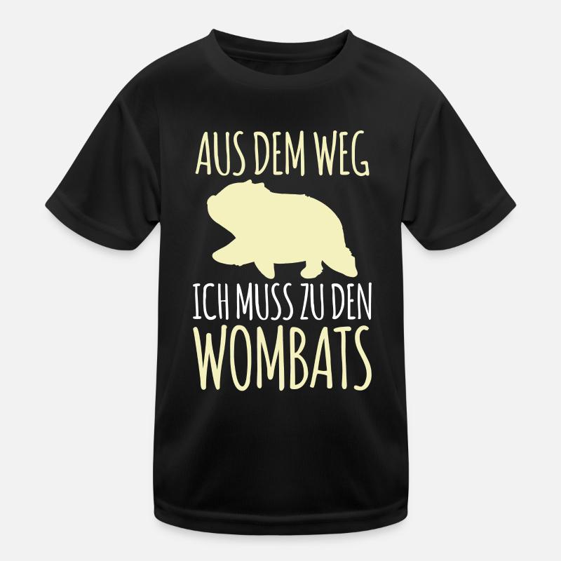 Muss zu den Wombats Australien Beuteltier Kinder Funktions-T-Shirt