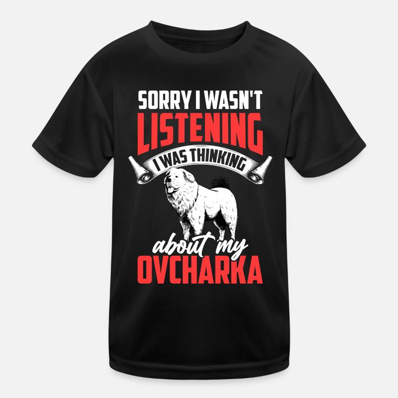 Pensée d’Ovcharka Caucasian Ovcharka T-shirt sport Enfant