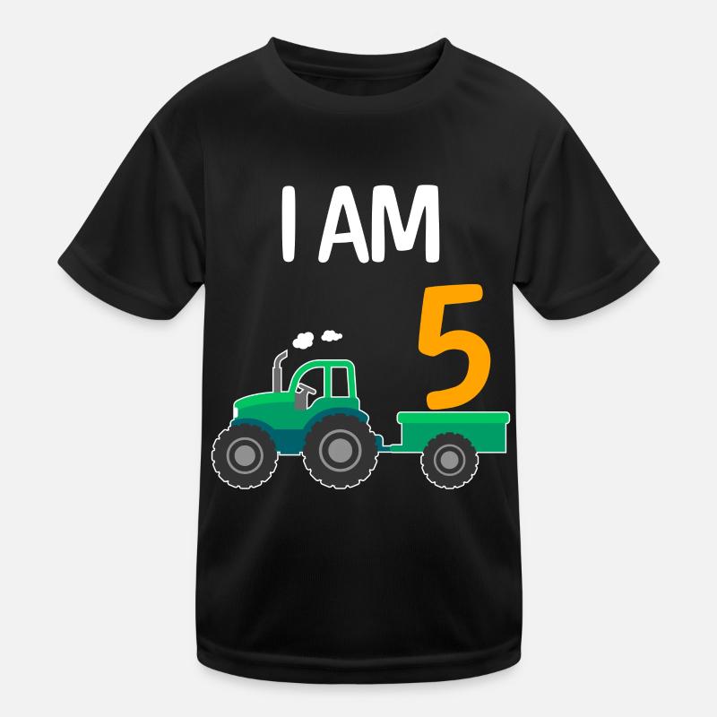 5ème anniversaire garçon 5 ans T-shirt sport Enfant
