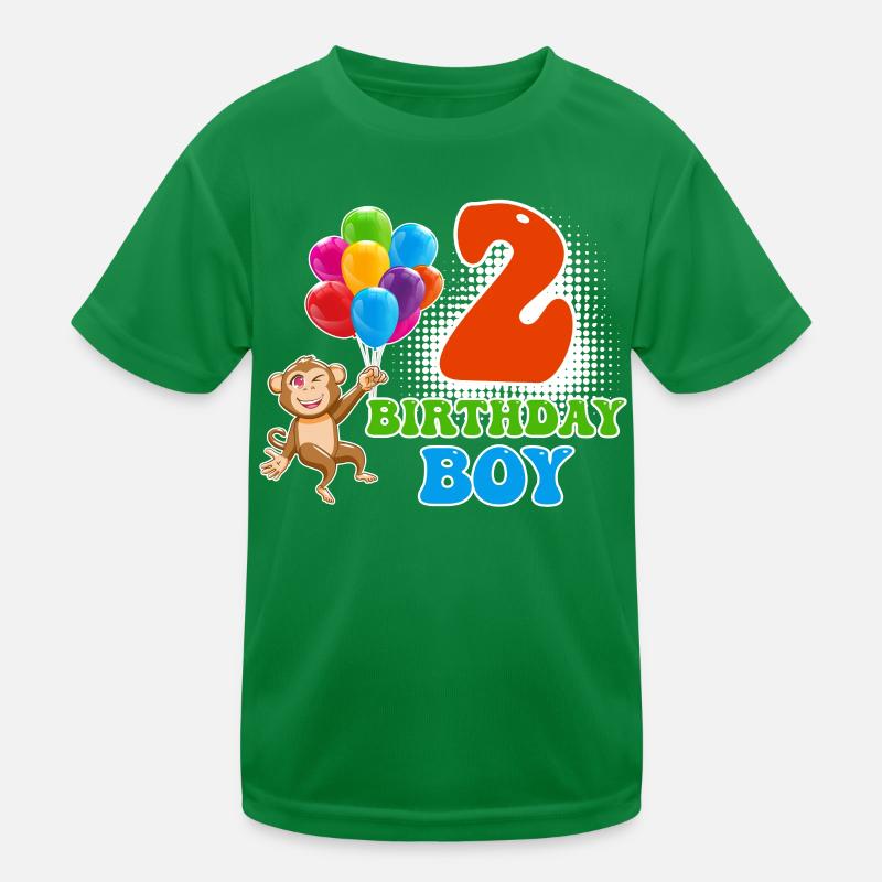 Birthday Boy 2 Jahre Junge Sohn Neffe Kinder Funktions-T-Shirt