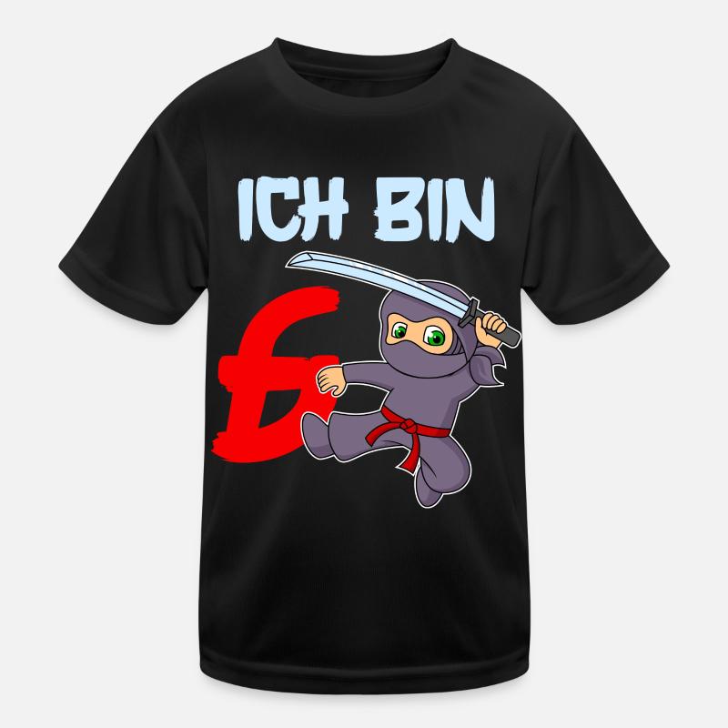 Ich bin 6 Jahre 6. Geburtstag Kinder Funktions-T-Shirt