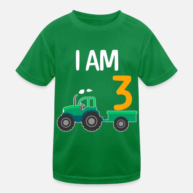 3 years 3rd birthday boy 3 years Kids Functional T-Shirt