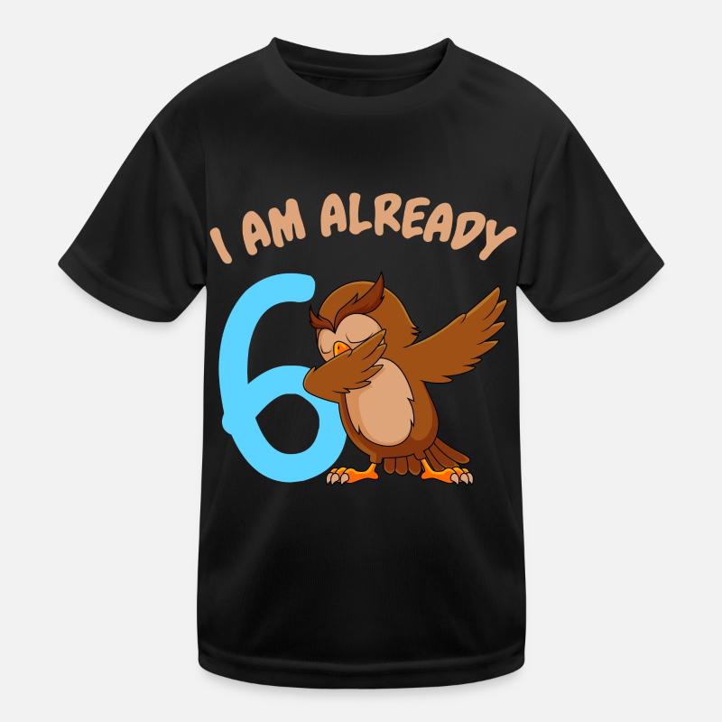 Ich bin 6 Jahre 6. Geburtstag Kinder Funktions-T-Shirt