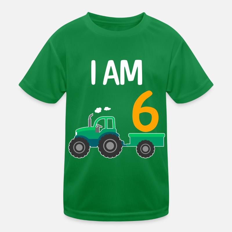 6ème anniversaire garçon 6 ans T-shirt sport Enfant