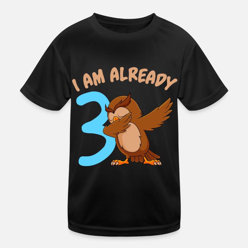 3. Geburtstag ich bin schon 3 Jahre Kinder Funktions-T-Shirt