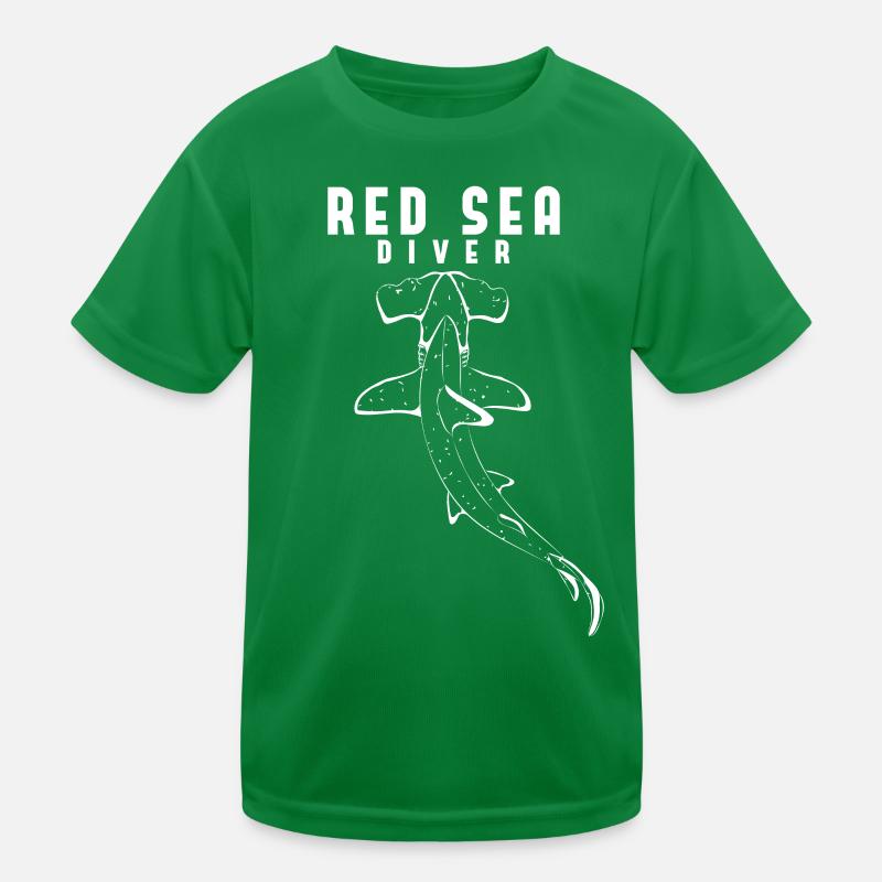 Plongée Requin-marteau Requin Egypte Vacances T-shirt sport Enfant