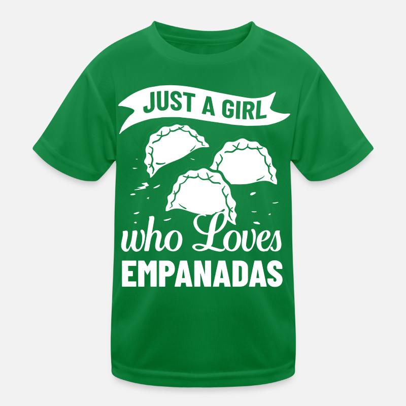 Empanada Argentinien Teigtasche Spanien Kinder Funktions-T-Shirt