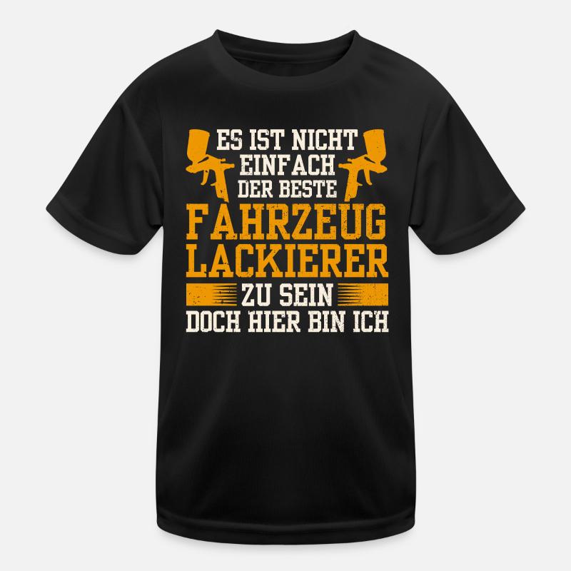 Der Beste Fahrzeuglackierer Lackierer Kinder Funktions-T-Shirt