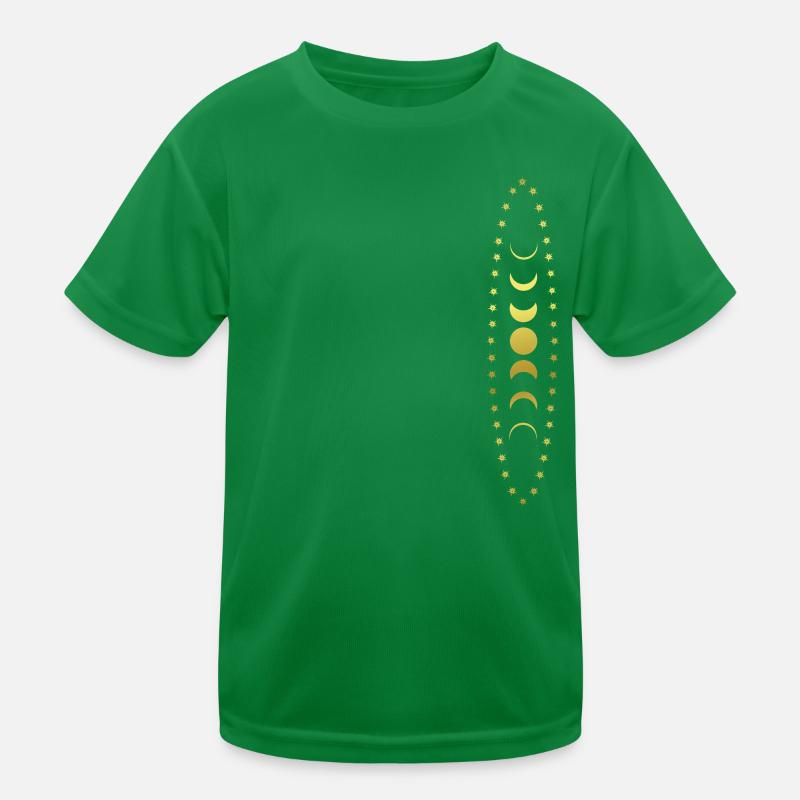 Mondphasen - Sterne - Mond - Grafik Kinder Funktions-T-Shirt