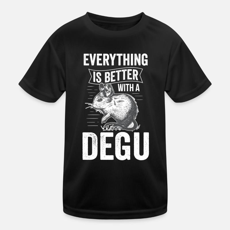 Tout va mieux avec Degu Rodent Upset Rat T-shirt sport Enfant