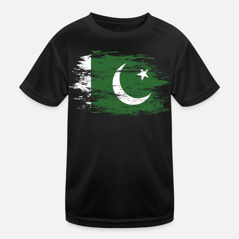 Drapeau pakistanais utilisé T-shirt sport Enfant