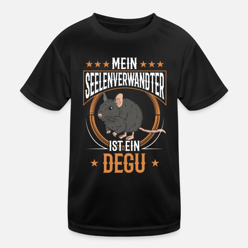 Degu est mon âme soeur Rat de compression T-shirt sport Enfant