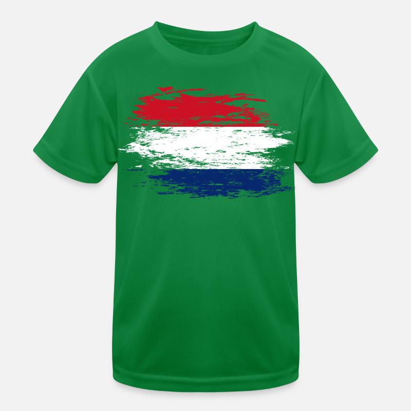 Drapeau hollandais utilisé T-shirt sport Enfant