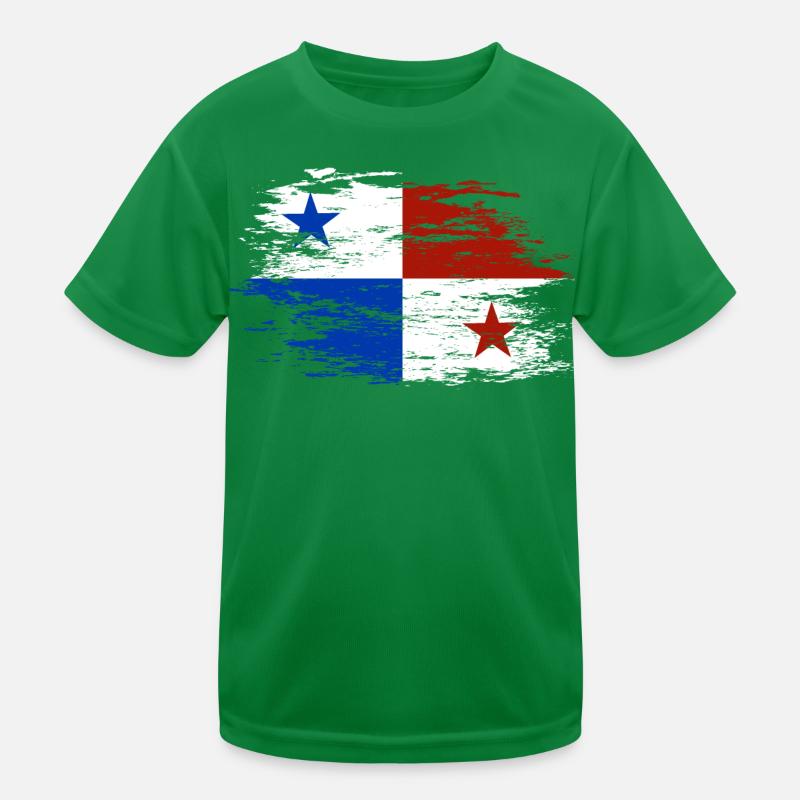 Panama flag used Kids Functional T-Shirt