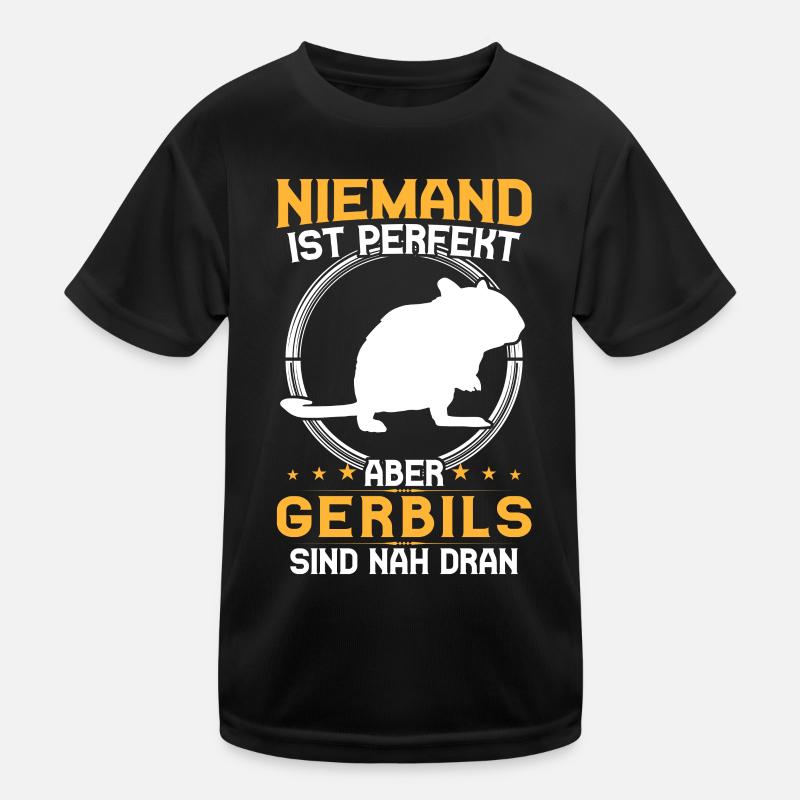 Rennmaus ist perfekt Nagetier Gerbil Kinder Funktions-T-Shirt