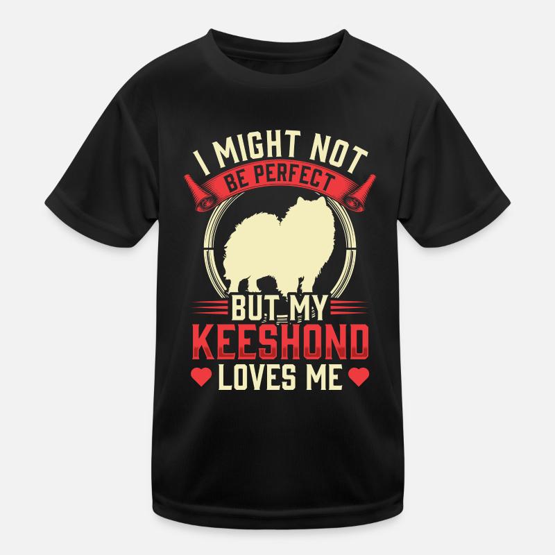Wolfsspitz is not perfect German Spitz Kids Functional T-Shirt