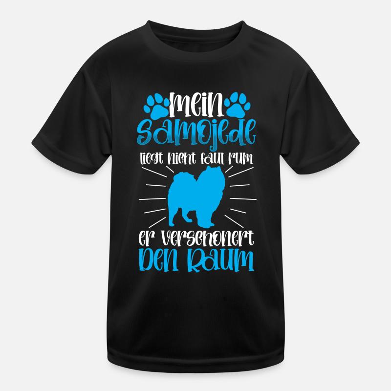 Samoyède embellit la chambre Samoyède Spitz T-shirt sport Enfant