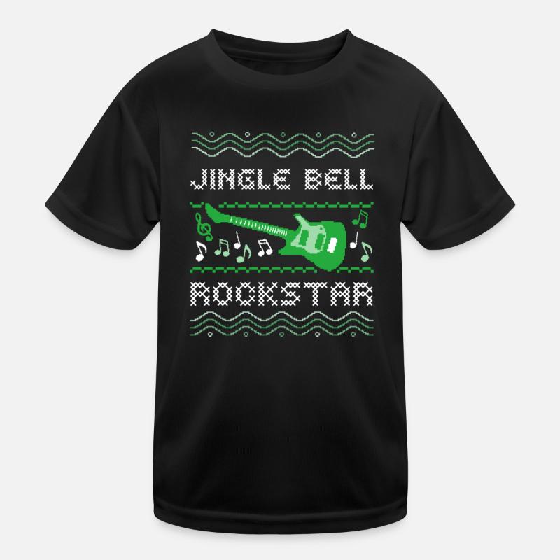 HÄSSLICHER WEIHNACHTSPULLOVER, JINGLE BELL Kinder Funktions-T-Shirt