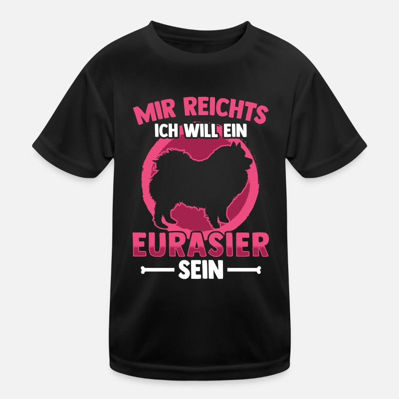 Will ein Eurasier sein Eurasian Spitz Kinder Funktions-T-Shirt