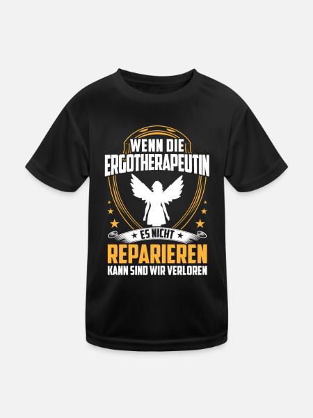 Occupational therapist does not repair occupational therapy - Kids Functional T-Shirt - black - Front