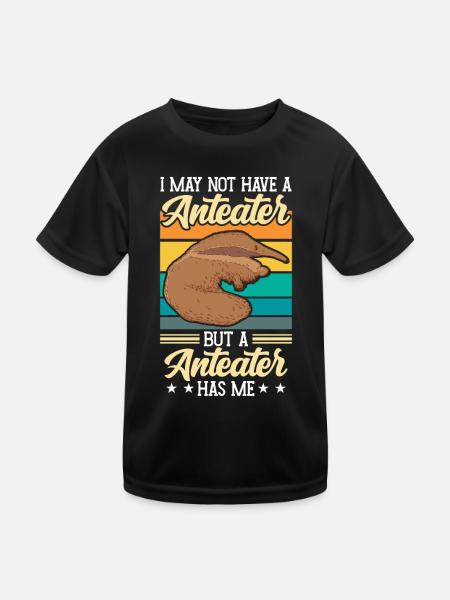 Anteater Don't Have Anteater Bear - Kids Functional T-Shirt - black - Front