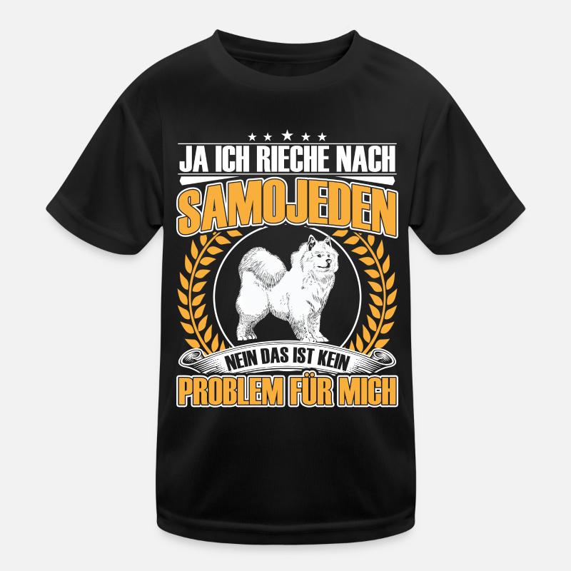 Ich rieche nach Samojede Schlittenhund Kinder Funktions-T-Shirt
