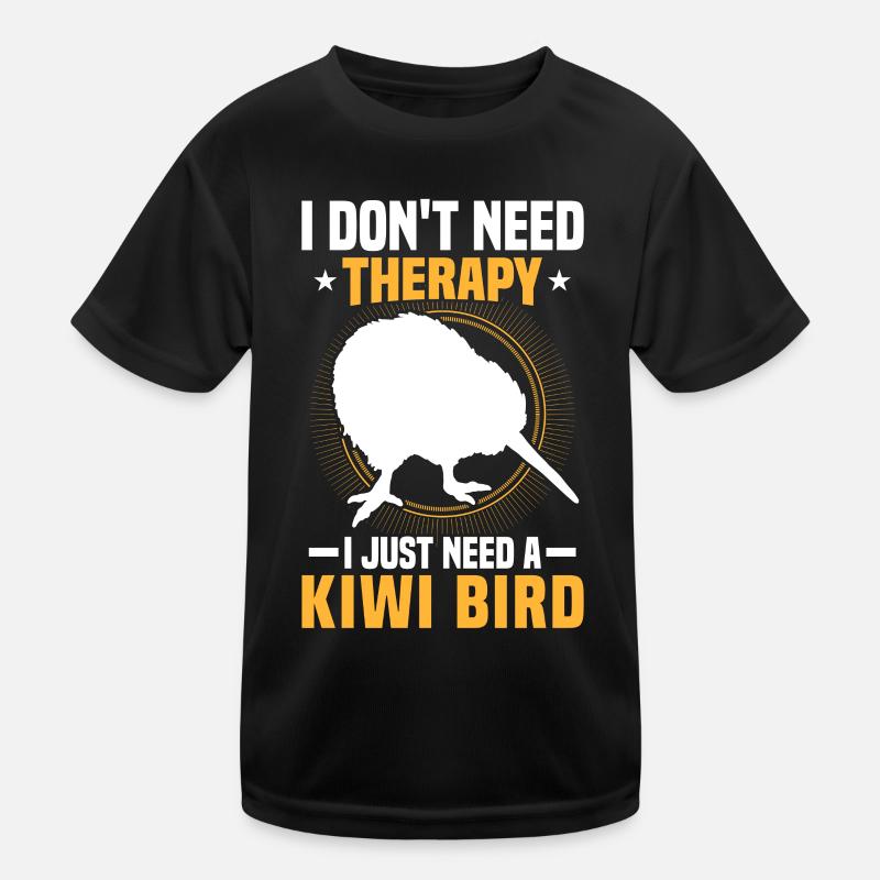 Brauche nur Kiwi Vogel Schnepfenstrauß Kinder Funktions-T-Shirt