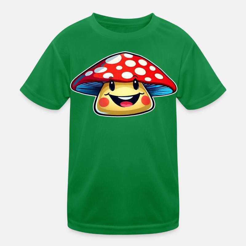 Drôle de petit champignon T-shirt sport Enfant