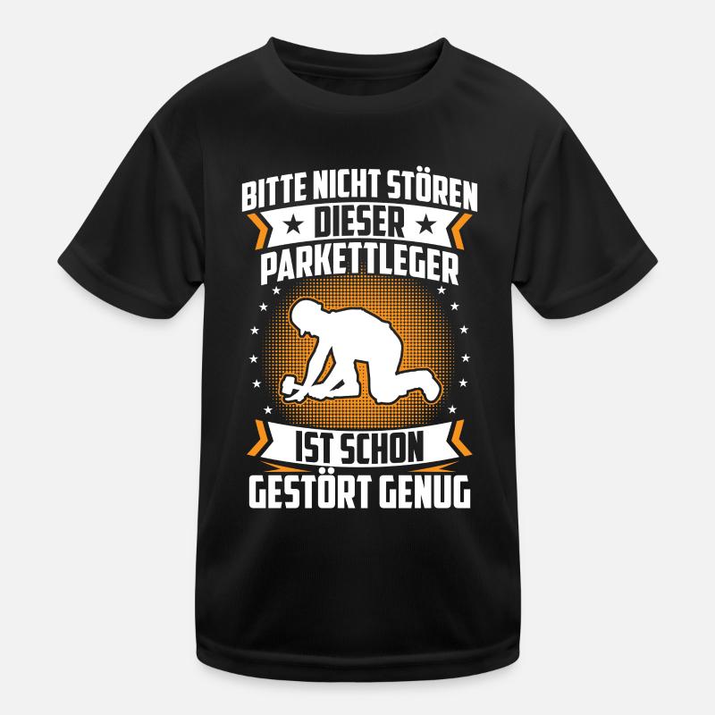 Parquet layer is enough tiler Kids Functional T-Shirt