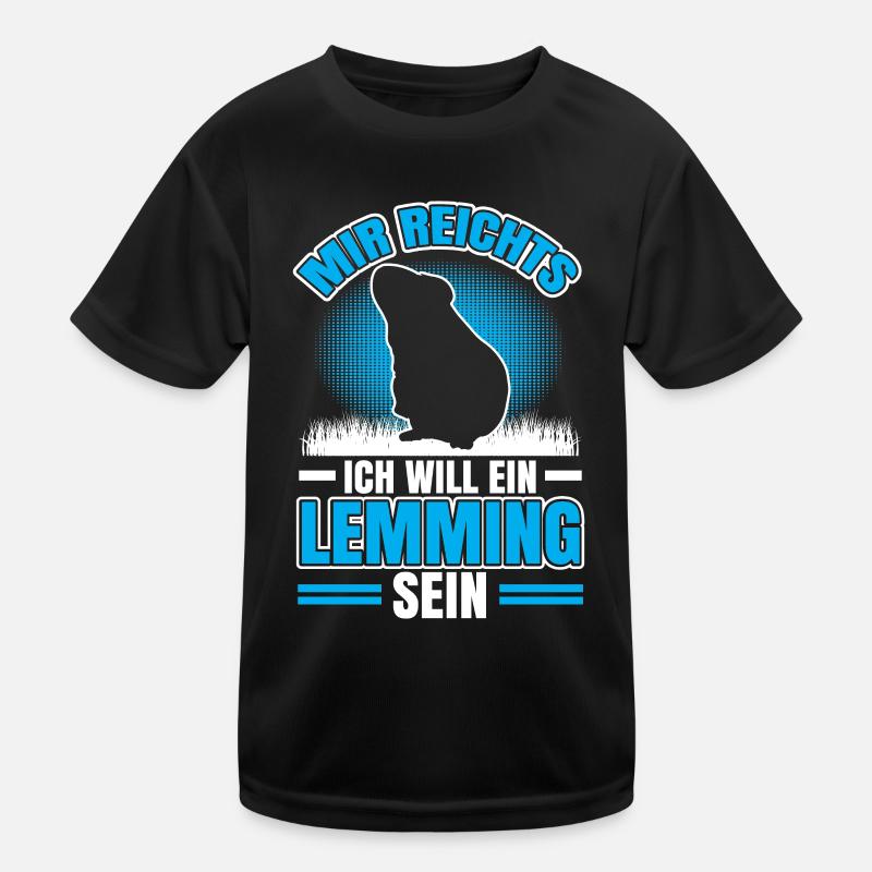 Wants a lemming to be a vole Lemming Kids Functional T-Shirt