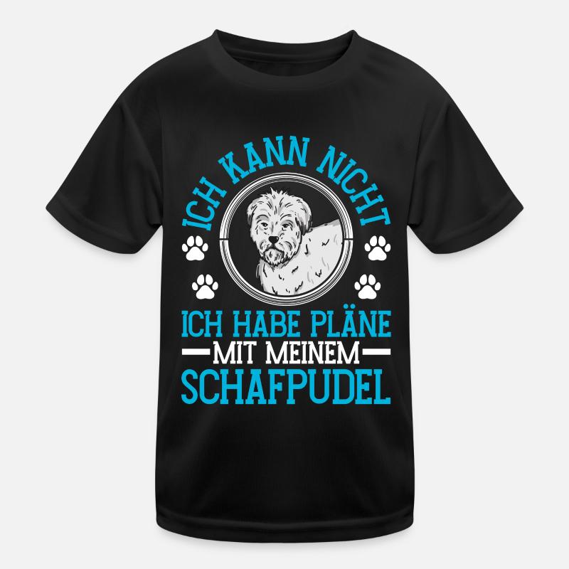 Sheep Poodle Plans with My Herding Poodle Kids Functional T-Shirt