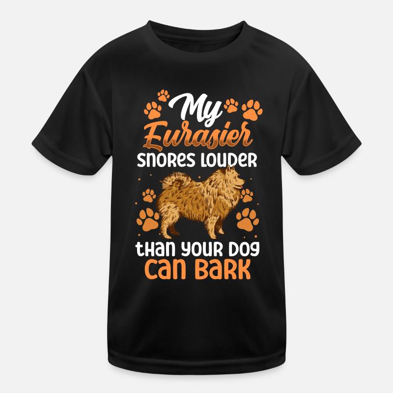 L’Eurasier ronfle plus fort Spitz Eurasien T-shirt sport Enfant