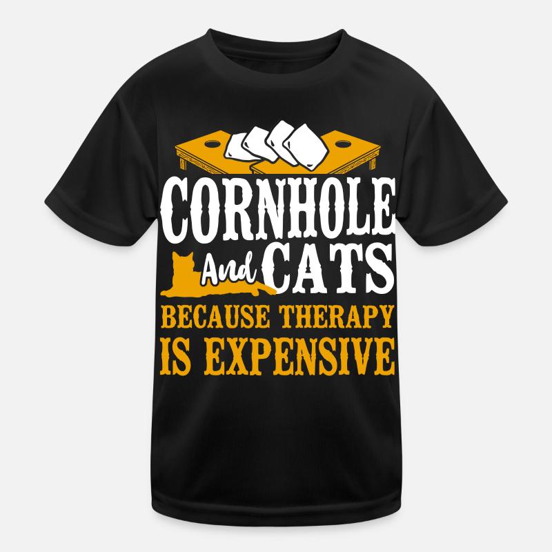 Cornhole Team Bean Bag Player Kinder Funktions-T-Shirt