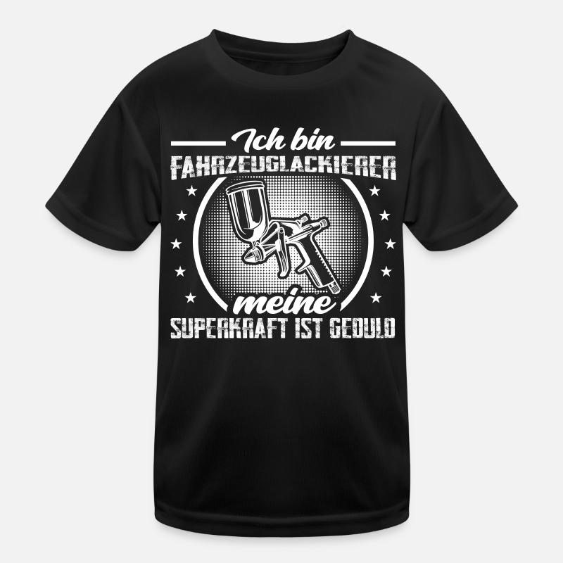 Vehicle painter is patient painter Kids Functional T-Shirt