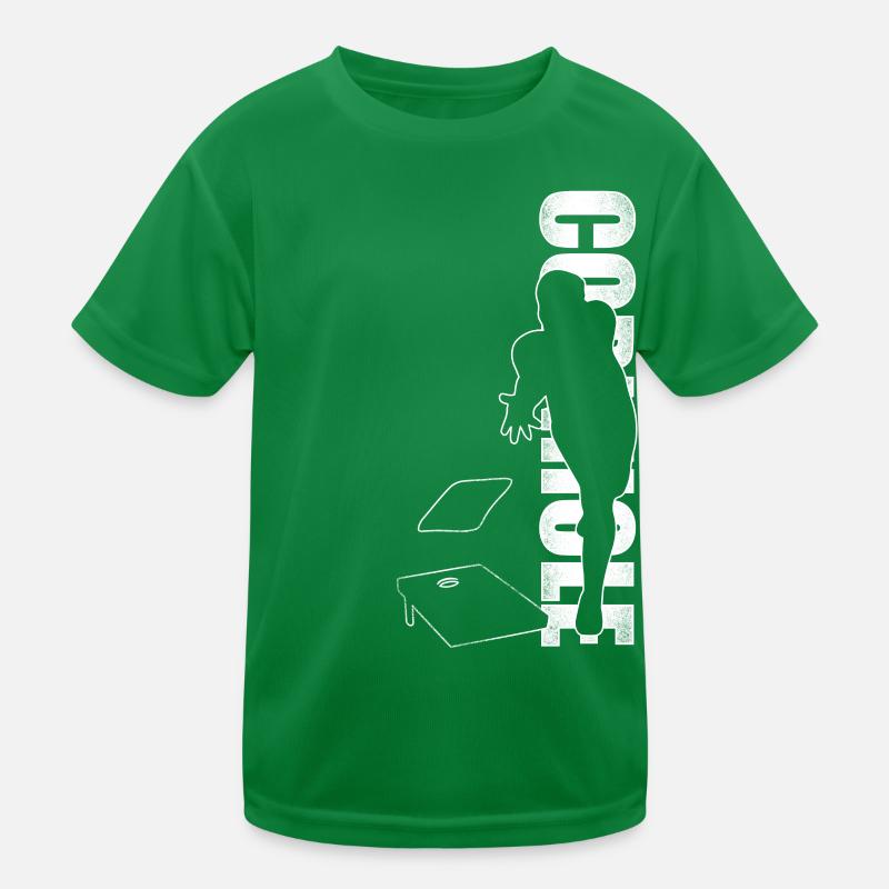 Cornhole Team Bean Bag Player Kinder Funktions-T-Shirt