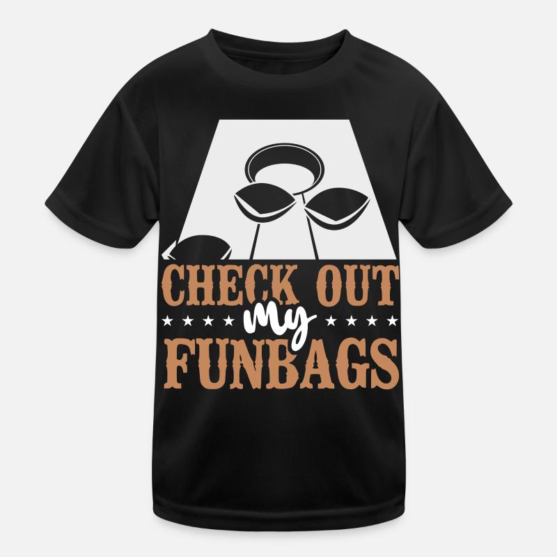 Joueur de sac de haricots de l’équipe Cornhole T-shirt sport Enfant