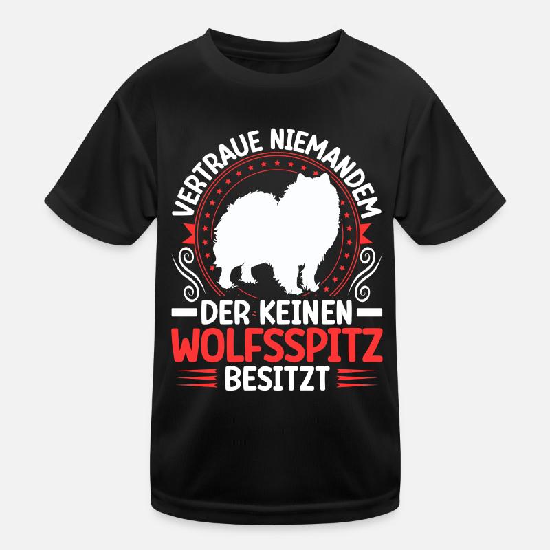 Wolfsspitz Ich besitze einen Keeshond Kinder Funktions-T-Shirt