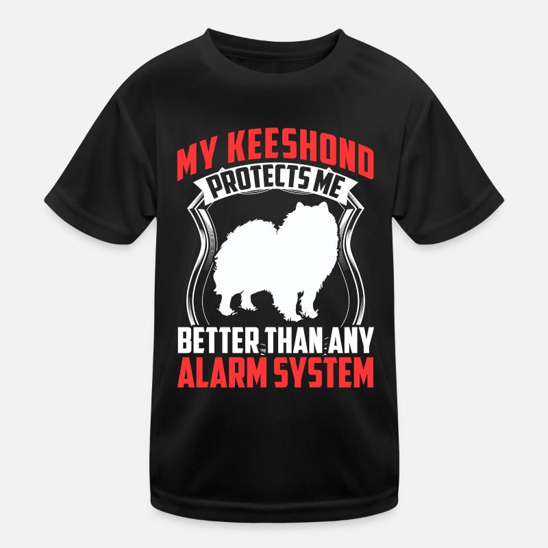 Wolfspitz me protège mieux Keeshond T-shirt sport Enfant