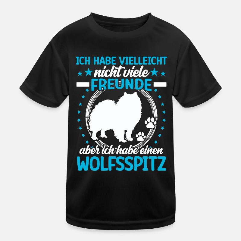 Wolfspitz est mon ami Keeshond T-shirt sport Enfant