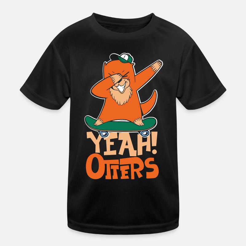 Otter Yeah! Otters Kinder Funktions-T-Shirt