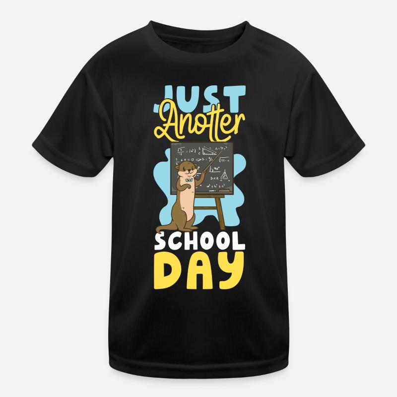 Otter Pre-School First Grade Back Kinder Funktions-T-Shirt