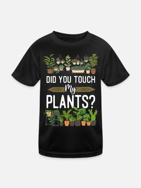 Plant Lover Gardening Did You - Kids Functional T-Shirt - black - Front
