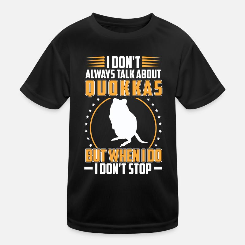 Discours sur Quokka marsupial T-shirt sport Enfant