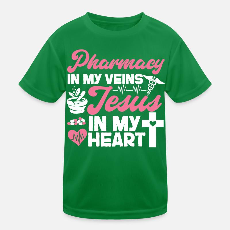 Pharmacy Tech Technician Kids Functional T-Shirt